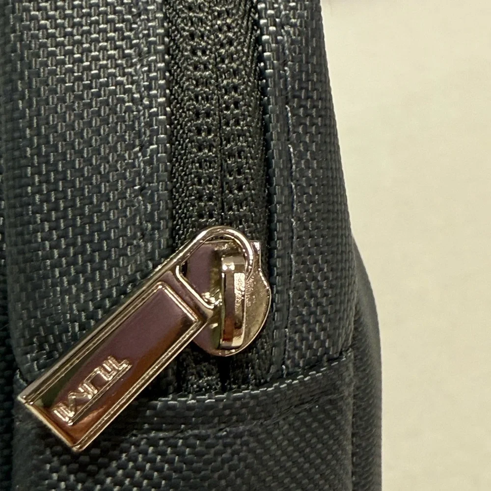 Tumi Gray Toiletry Bag Reusable Travel